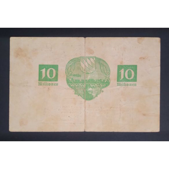 Germany 10 Million Mark 1923 F Munich