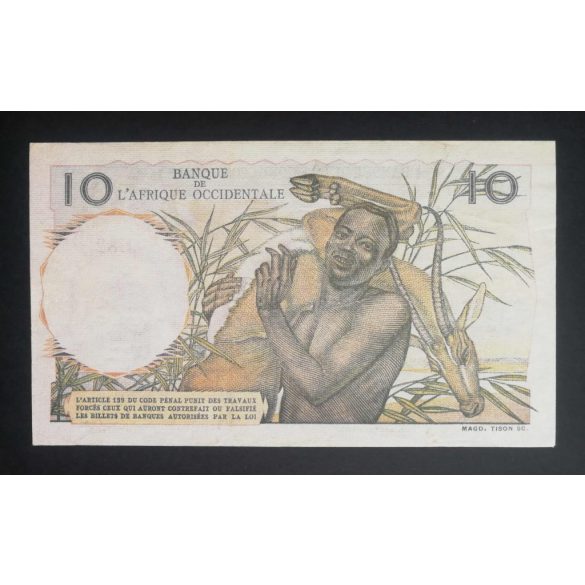 French West Africa 10 Francs 1950 VF+