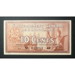 Francia Indokína 10 Cents 1939 Unc-