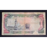 Kenya 500 Shillings 1990 F