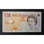 Anglia 10 Pounds 2000 UNC-