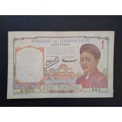 French Indochina 1 Piastre 1949 F-