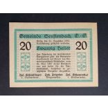 Austria 20 Heller 1920 Unc Senftenbach