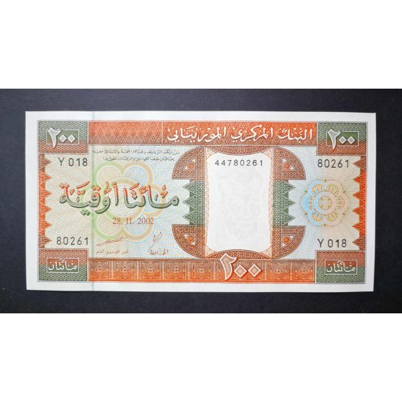 Mauritania 200 Ouguiya 2002 UNC 