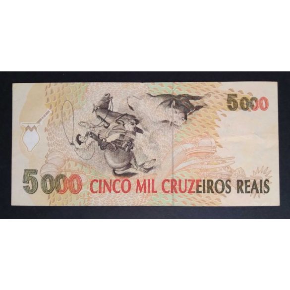 Brazil 5000 Cruzeiros 1993 VF