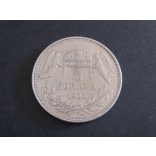 Hungary 5 Korona 1900 KB silver