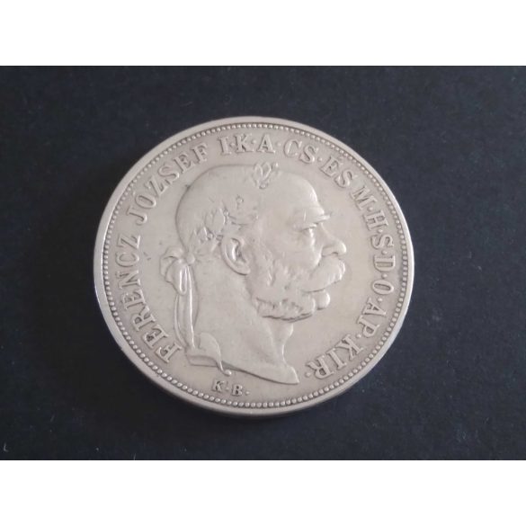 Hungary 5 Korona 1900 KB silver