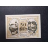 Austria 50 Heller 1920 Unc Attnang-Buchheim 