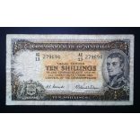 Ausztrália 10 Shillings 1954 P-29 F-