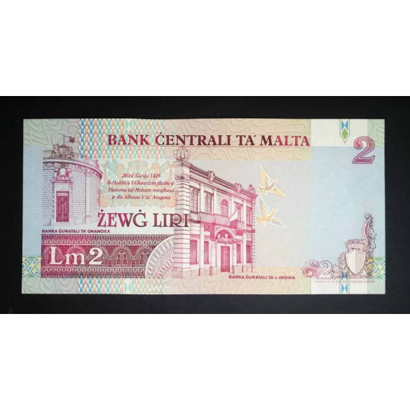 Malta 2 Liri 1994 Unc