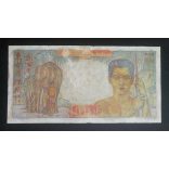 French Indochina 100 Piastres 1947 F-