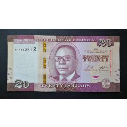 Libéria 20 Dollars 2022 Unc