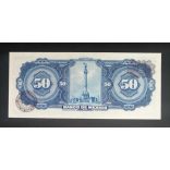 Mexikó 50 Pesos 1972 UNC barna pecséttel