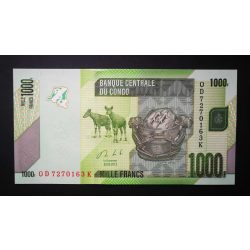 Congo 1000 Francs 2013 Unc