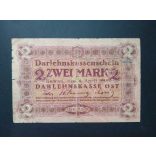 Germany 2 Mark Poland, Lithuania, Latvia occupation 1918 F-