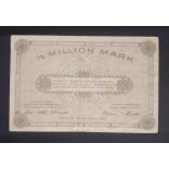 Germany Hannover 1/2 Million Mark 1923 F+