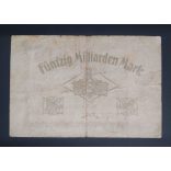 Németország Speyer 50 Milliárd Mark 1923 F