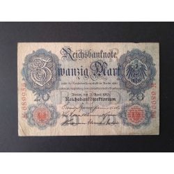 Germany 20 Mark 1910 F