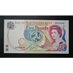 Isle of Man 5 Pounds 1991 UNC