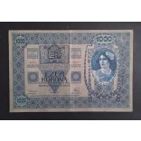 Ausztria-Magyarország 1000 Korona 1902 VF-
