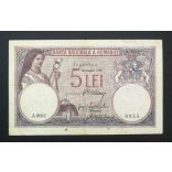 Romania 5 Lei 1917 F