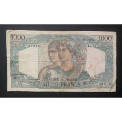 France 1000 Francs 1945 F
