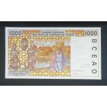 West African States, Ivory Coast 1000 Francs 1997 UNC-