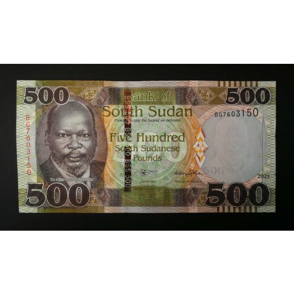 Dél-Szudán 500 Pounds 2021 UNC 