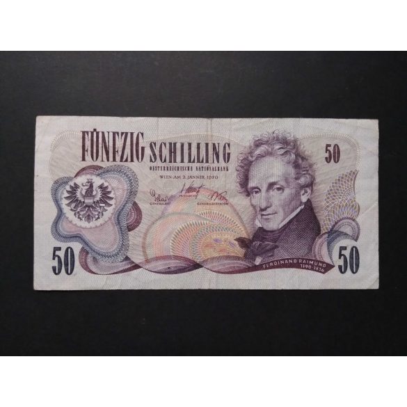 Ausztria 50 Schilling 1970 F