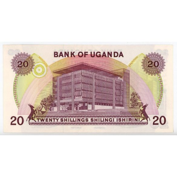 Uganda 20 Shilings 1979 UNC