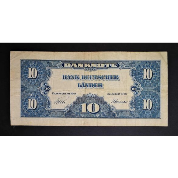 Germany 10 Mark 1949 F