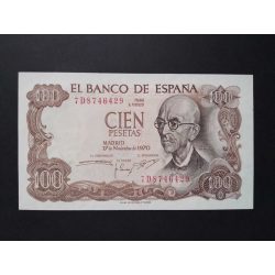 Spain 100 Pesetas 1970 Unc