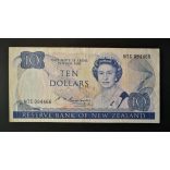 New Zealand 10 Dollars 1985-89 F