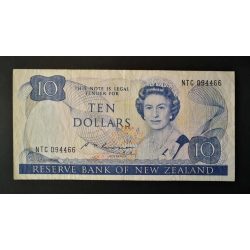 Új-Zéland 10 Dollars 1985-89 F