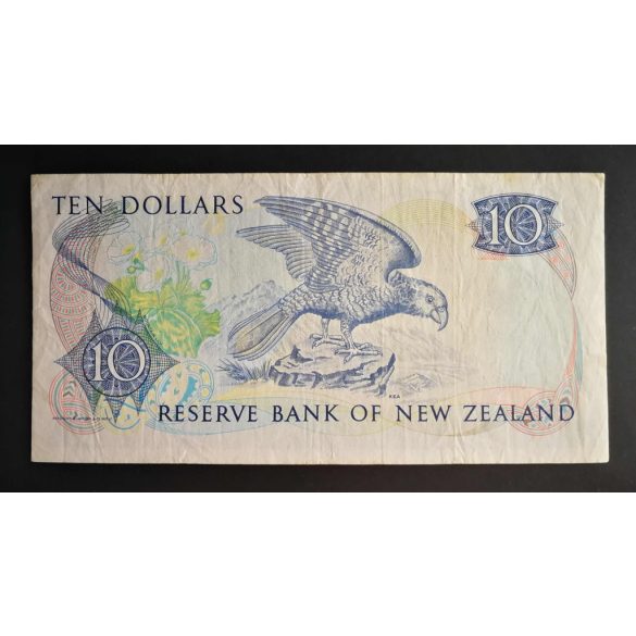 New Zealand 10 Dollars 1985-89 F