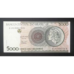 Brazil 5000 Cruzeiros 1990 UNC