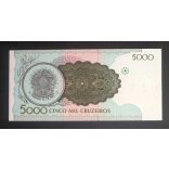 Brazil 5000 Cruzeiros 1990 UNC