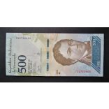 Venezuela 500 Bolivares 2017 UNC 