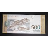 Venezuela 500 Bolivares 2017 UNC 