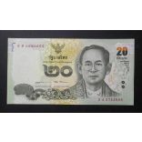 Thailand 20 Baht 2017 UNC
