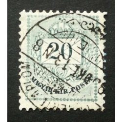   Hungary 1881 Letter, coloured cipher 20 kr. perf 11 1/2, Fehértemplom used