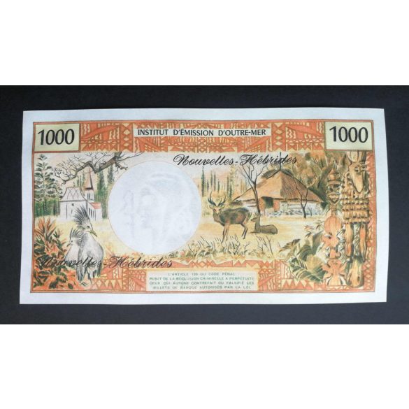 New Hebrides 1000 Francs 1979 UNC