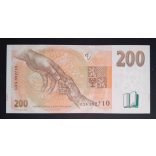 Czech Republic 200 Korun 1998 Unc
