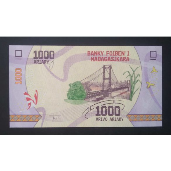 Madagaszkár 1000 Ariary 2017 UNC 