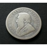 South Africa 2 1/2 Shillings 1895 13.7 g silver