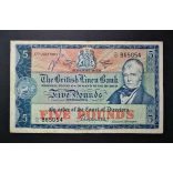 Scotland 5 Pounds Sterling 1964 F
