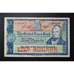 Scotland 5 Pounds Sterling 1964 F