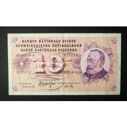 Switzerland 10 Francs 1967 F