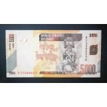 Congo 5000 Francs 2013 Unc