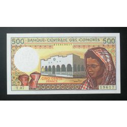 Comoros 500 Francs 1994 P-10b.3 UNC